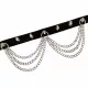 Halsband Choker Killernieten und Ketten