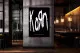 Posterfahne Korn Band Logo