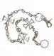 Iron Cross Metal Wallet Chain - Chain with Hook and Ring
