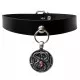 Leather Collar Choker Spider