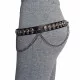 1 Row Skull Studded Leather Belt with Chains
