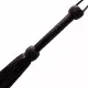Black Flogger with 72 leather tails