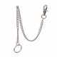 Key ring with carabiner and chain 43 cm
