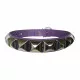 Purple Pyramid Studded Choker