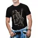 Gothic-T-Shirt mit Totenkopf Rockstar (Glow in the Dark)