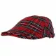 Klassische Schiebermütze Tartan Karo - Casquette - Sportmütze