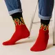 Flame Pattern Streetwear Socks