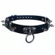Black Killer Studded Choker with O-Ring