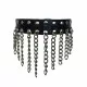 Halsband Choker Ziernieten und Ketten