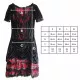 Gothic Grunge Tartan Dress with Zipper and Lace