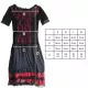 Gothic Grunge Tartan Dress with Zipper and Lace