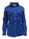 Ladies Denim Shirt in Blue