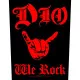 DIO | We Rock - Rückenaufnäher