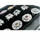 Gothic & Punk Ringset Colored Accents 18 pcs