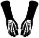 Fingerless Arm Sleeves With Skeletol Hand Pattern