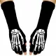 Fingerless Arm Sleeves With Skeletol Hand Pattern