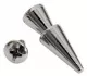 Cone Studs 28 mm x 9 mm with screw | 100 Pcs