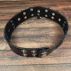 Faux Leather Choker with Killer Studs