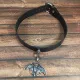 Leather Collar Choker | big Bat