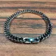 Wristband Rounded Curb Chain | Stainless Steel