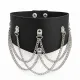 Halsband mit Panzerkette