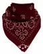Bandana Halstuch Paisley Bordeaux