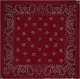 Bandana Halstuch Paisley Bordeaux