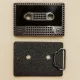 Gürtelschnalle Kassette | Metall Buckle im Kassetten-Design