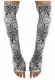 Arm sleeves with Spiderweb Pattern