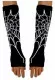 Arm sleeves with Spiderweb Pattern