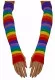 Arm sleeves with Rainbow Stripes