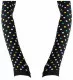 Arm sleeves with multicolored Dots