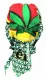 Bandana Kopftuch Rasta Hanfblatt