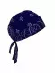 Blue White Paisley Bandana Cap
