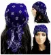 Blue White Paisley Bandana Cap