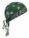 Bandana Kopftuch Grün Weiß Paisley