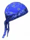 Bandana Cap Paisley Blue White