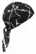Bandana Kopftuch Totenkopf mit Drähten