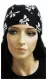 Bandana Kopftuch Schwarz & Totenköpfe