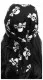 Bandana Kopftuch Schwarz & Totenköpfe
