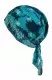Bandana Cap Turquoise Batik Paisley
