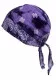 Bandana Cap Purple Batik Paisley