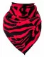 Biker Bandana Halstuch Zebra in Rot