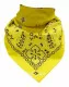 Trendy Bandana Halstuch Paisley Gelb