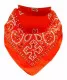 Biker Bandana Halstuch Orange Paisley