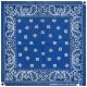 Bandana Halstuch Paisley Blau Weiß