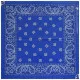 Biker Bandana Halstuch Paisley Muster Blau