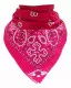 Trendy Bandana Halstuch Paisley Magenta