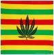 Bandana Head Wrap Scarf Cannabis Rastafarian