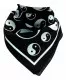 Bandana Halstuch Yin Yang Schwarz